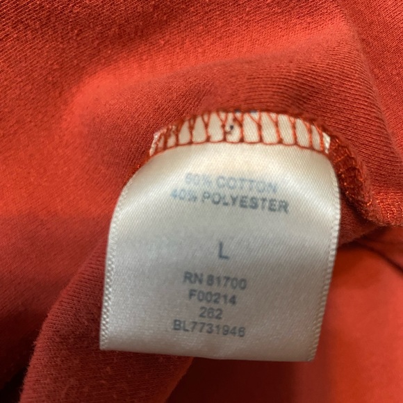 Bedford Fair Teal and Rust long sleeve t-shirts Tops large - Picture 8 of 9